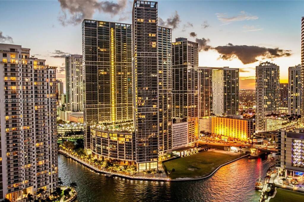 Icon Luxury 34Th Floor Amazing Oceanview, Brickell Apartment Miami Luaran gambar